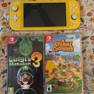 Yellow Nintendo Switch Bundle